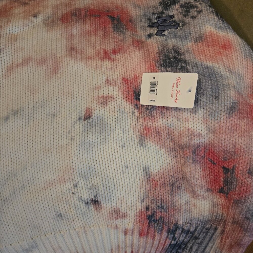 Lucky Grateful Dead Tie Dye Sweater xs